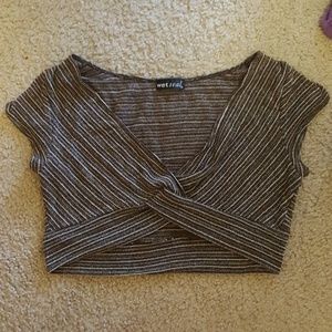 Shimmery top by WetSeal
